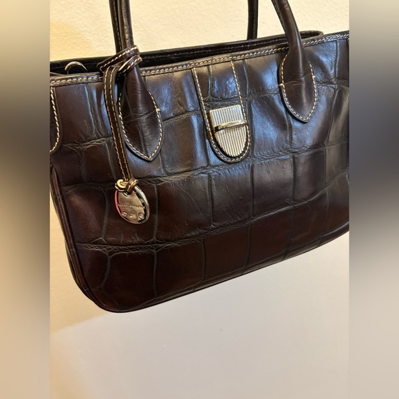 Dooney & Bourke Pink and Brown Tote Bag - Picture 13 of 13